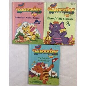 Lot Of 3 Vintage Disney's Wuzzles #1, #3, #4  Bumblelion Butterbear Eleroo